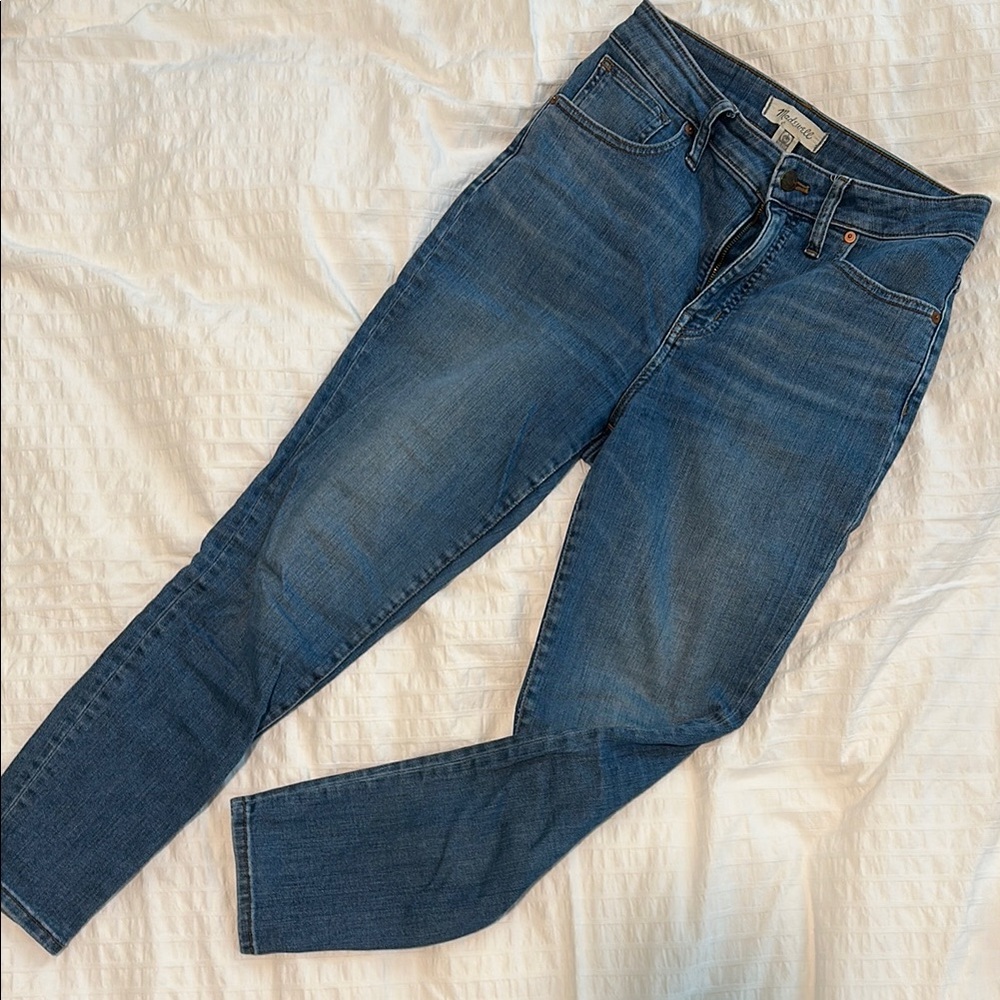 Madewell Blue Skinny Jeans with Sleek Fit